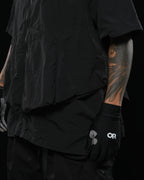 SS23 / 13 — T23-072 All-in-one Vest Shirt (Black)
