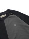S24  / C-04-T   Dual Stitching Oversized T-shirt  (Black)