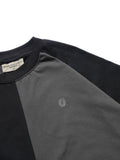S24  / C-04-T   Dual Stitching Oversized T-shirt  (Black)