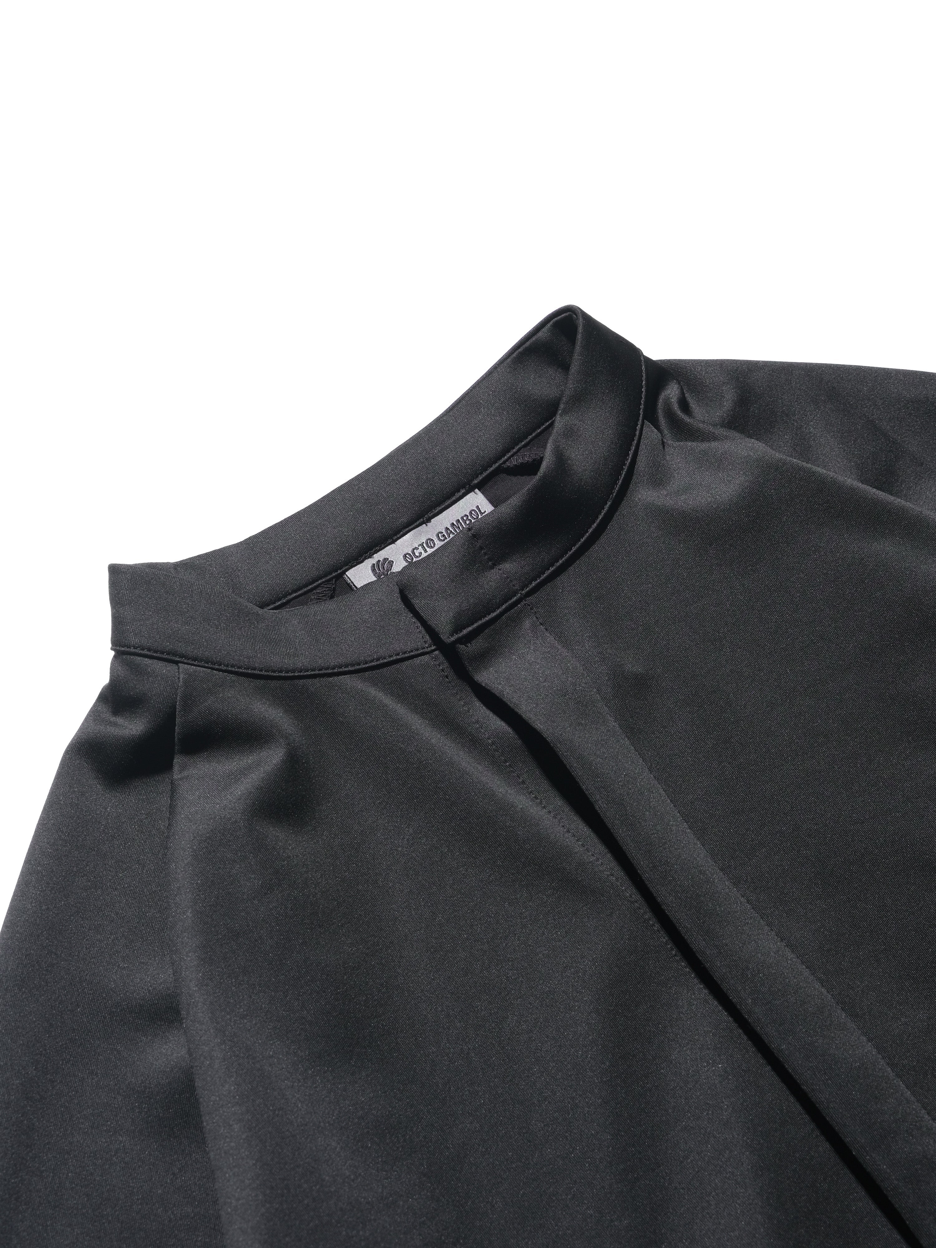 PRE - SEASON —S24 PS-01T-1   Sukkiri Open Chest T-shirt (Black)