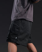 S26-PR-S1/ Light Twill Utility Shorts (Black)