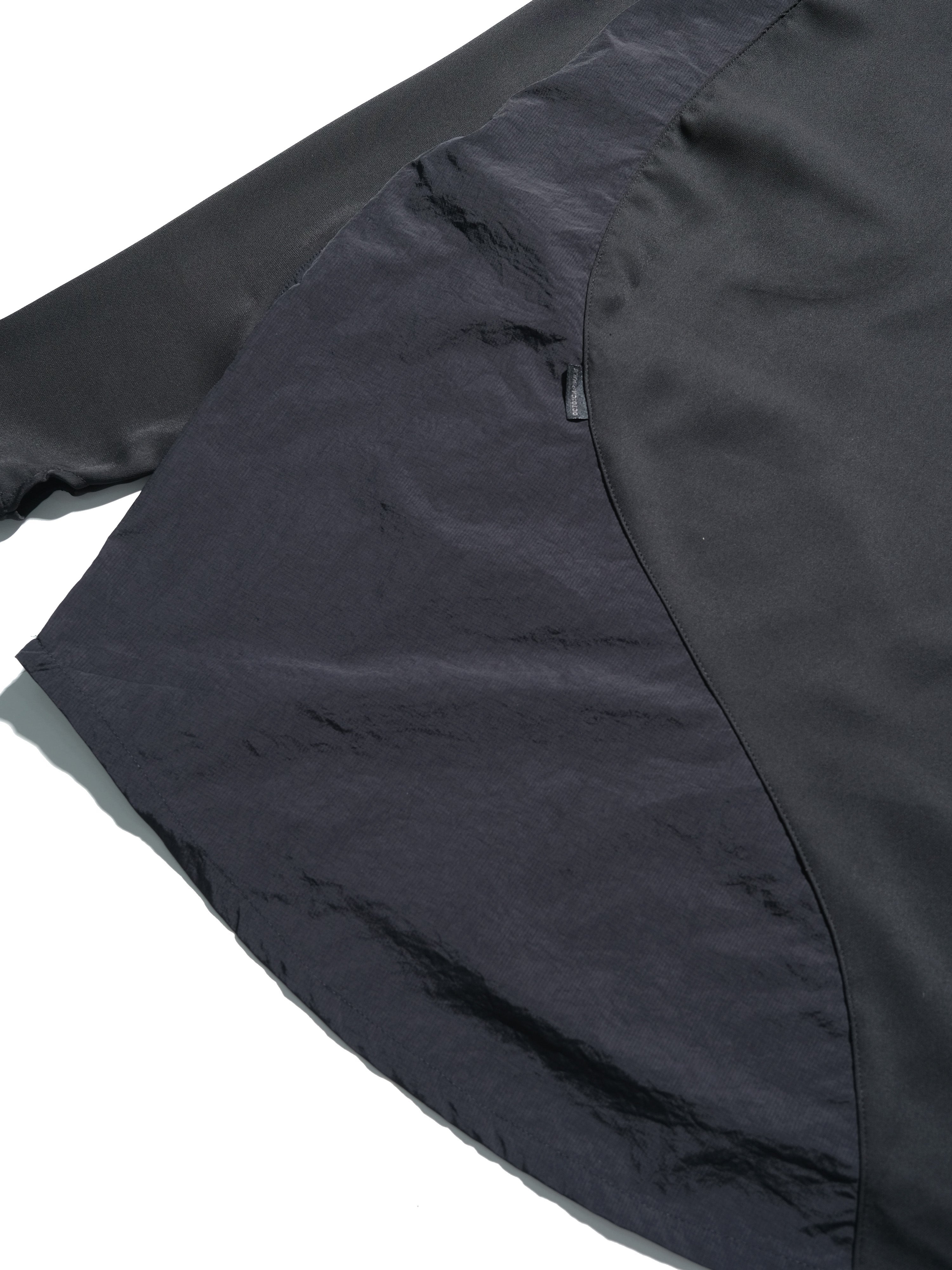 Capsule 03 / CST-124 Psammite Nylon Long Sleeve T-shirt  (Black)