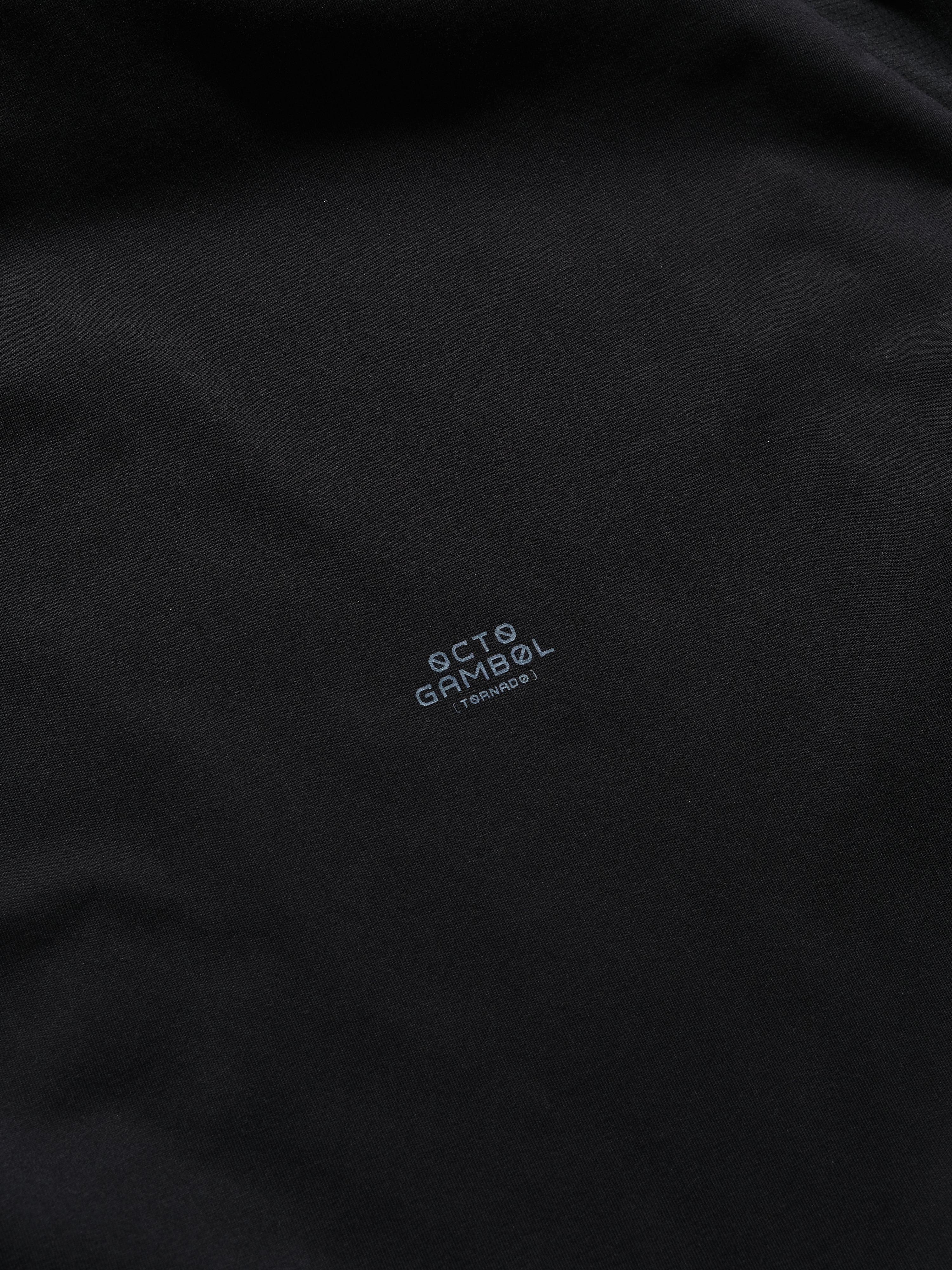 S24  / 06 —  T-02  Double Splicing Tornado T-shirt  (Black)