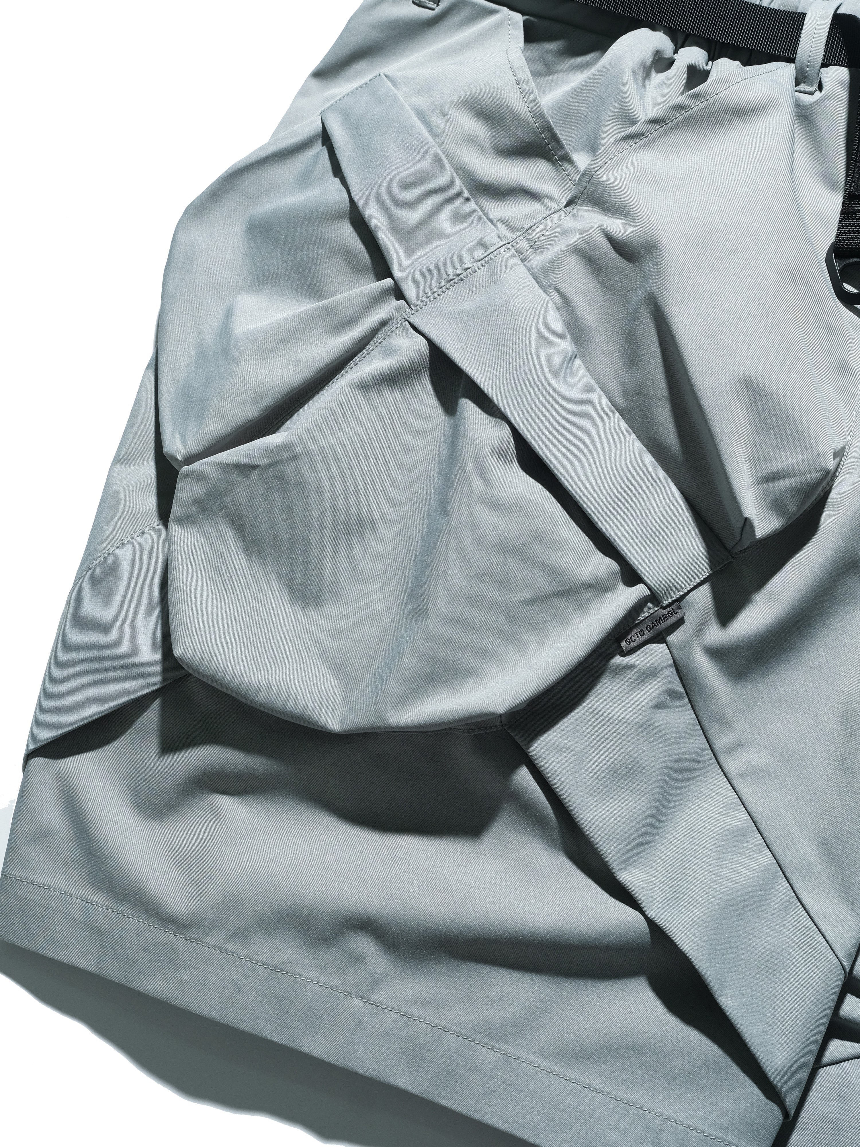 S24 / 02 — S-01  Radial Visor Shorts  (Slate Grey)
