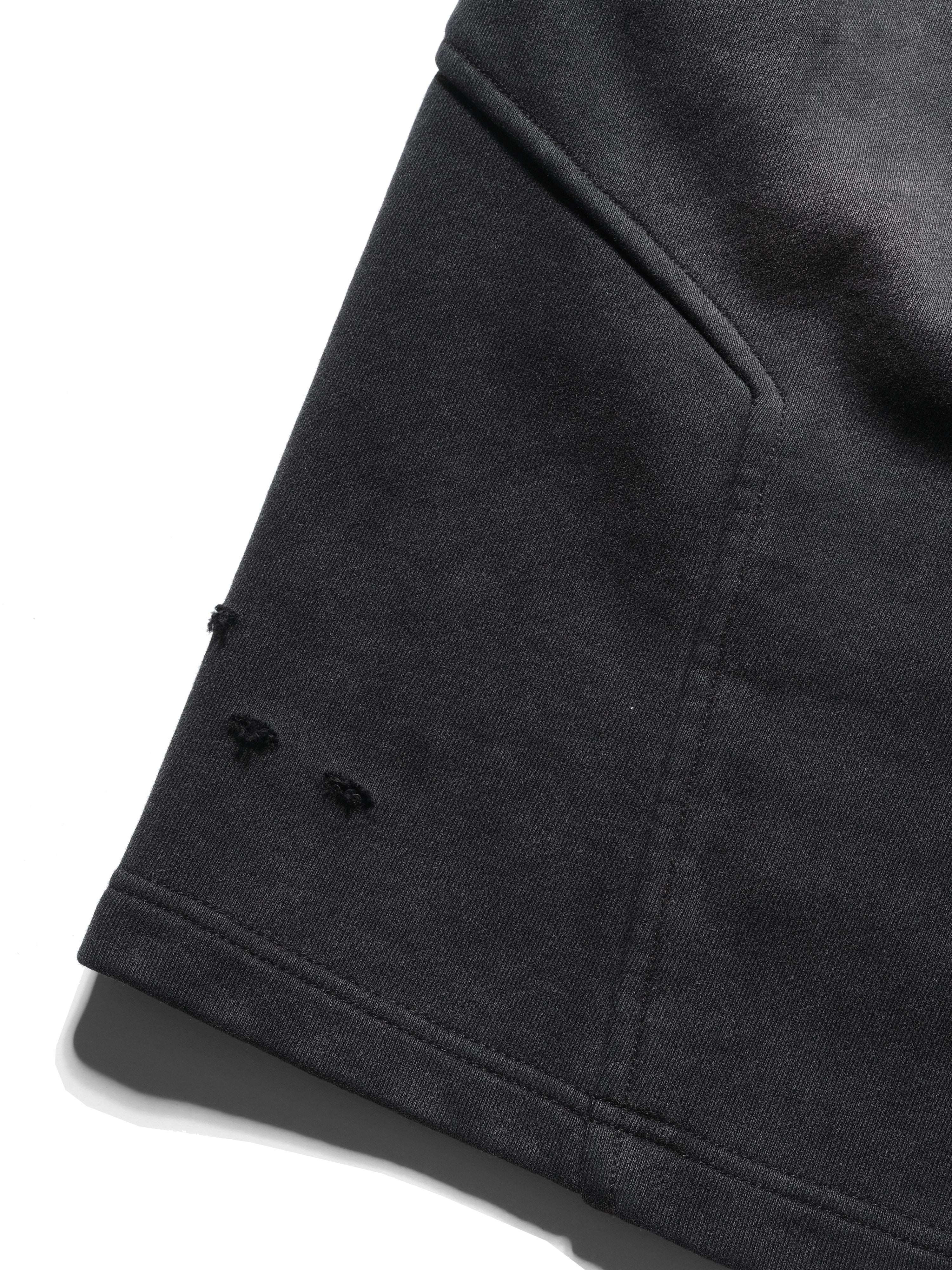 PR/ S25-PRS-02 Washed Shorts (Black)