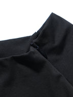 OCTO x SENSE S25-OS-WT1 Zip Cropped Top (Black)