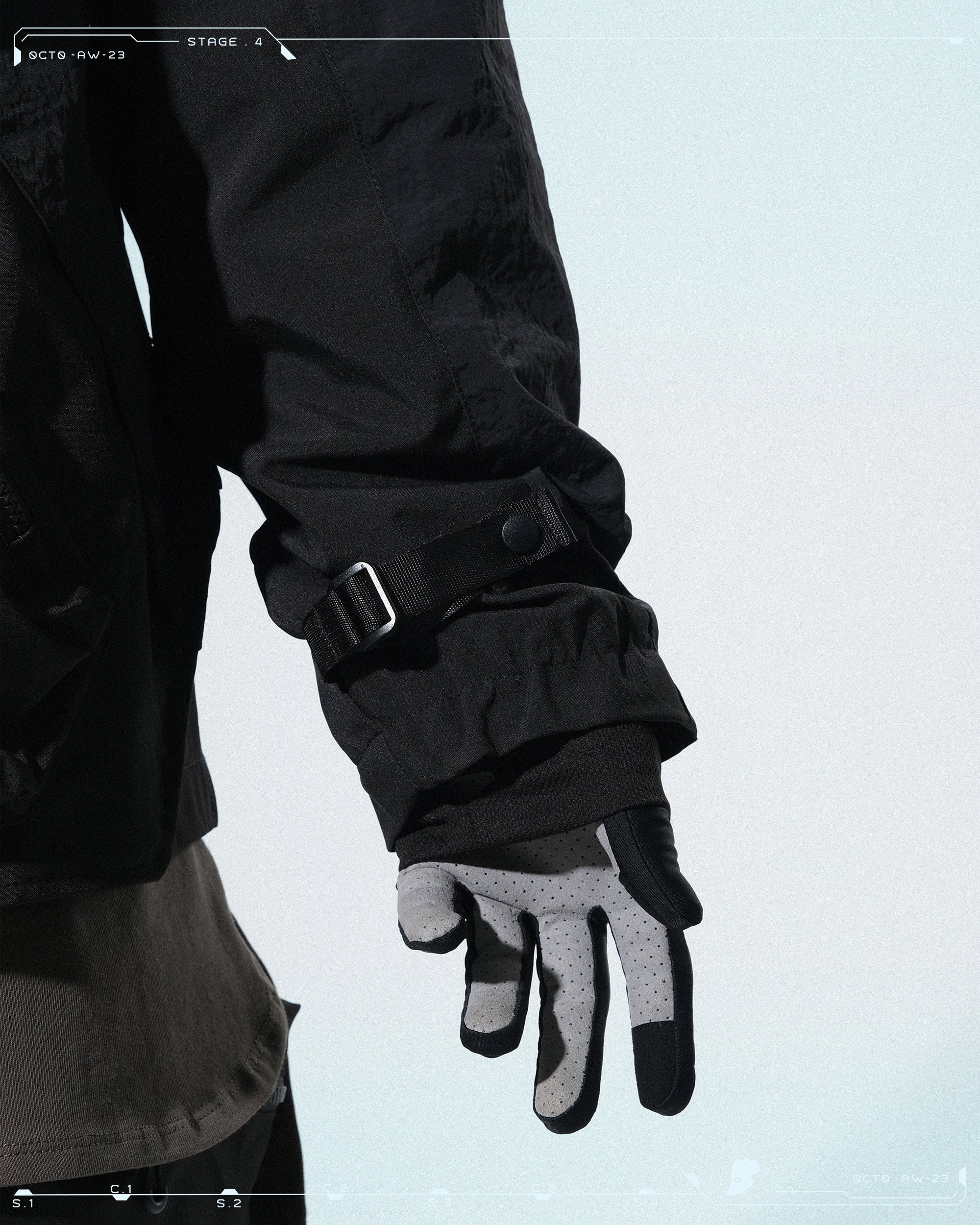 AW23 / 11 —J23-029   Ripple Tornado Pullover (Black)