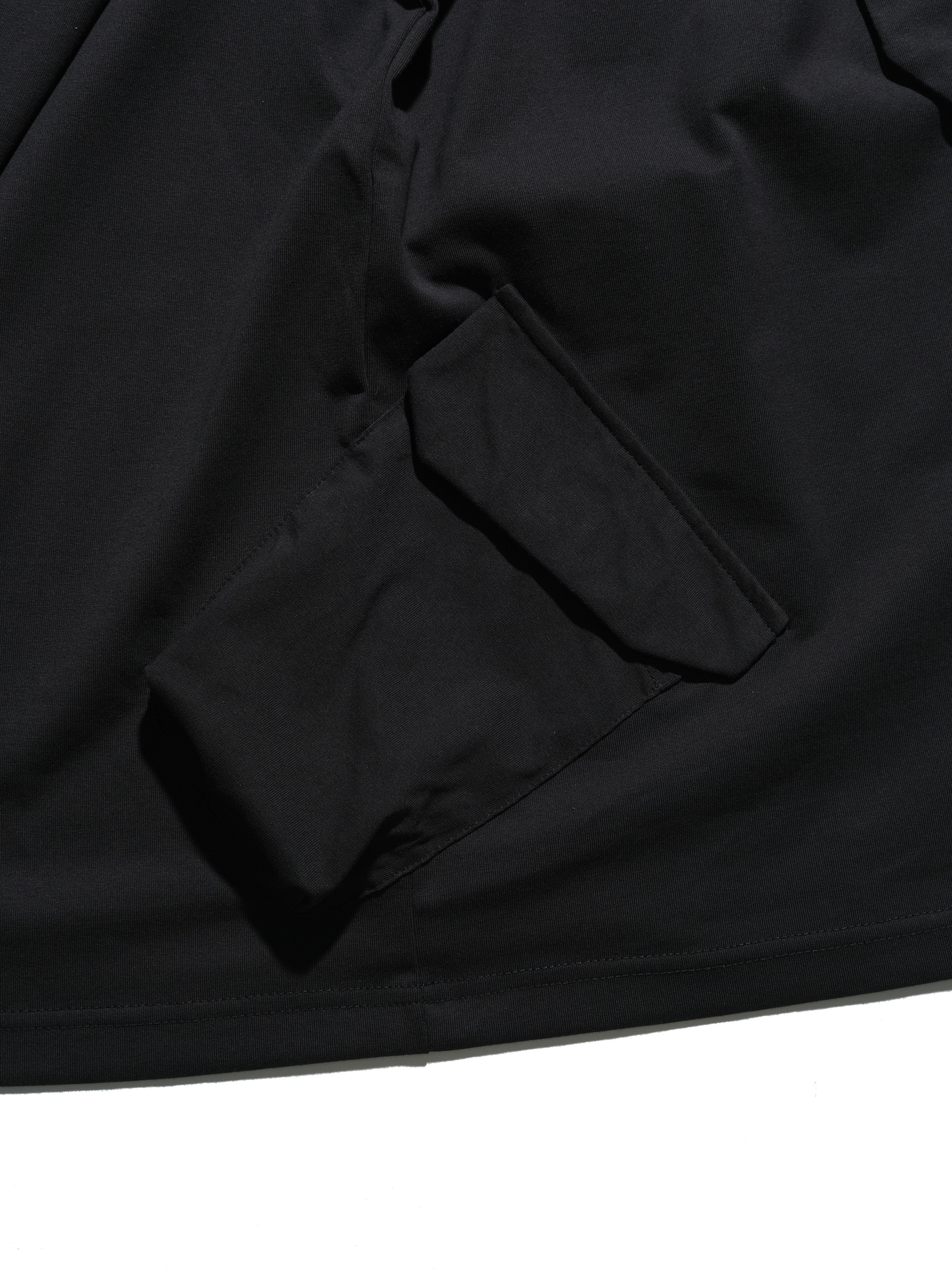 S24  / 12 —  T-04  Trapezoid Sukkiri T-shirt  (Black)