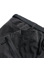 S24 / 07 — S-02  Hollow Tornado Shorts  (Black)