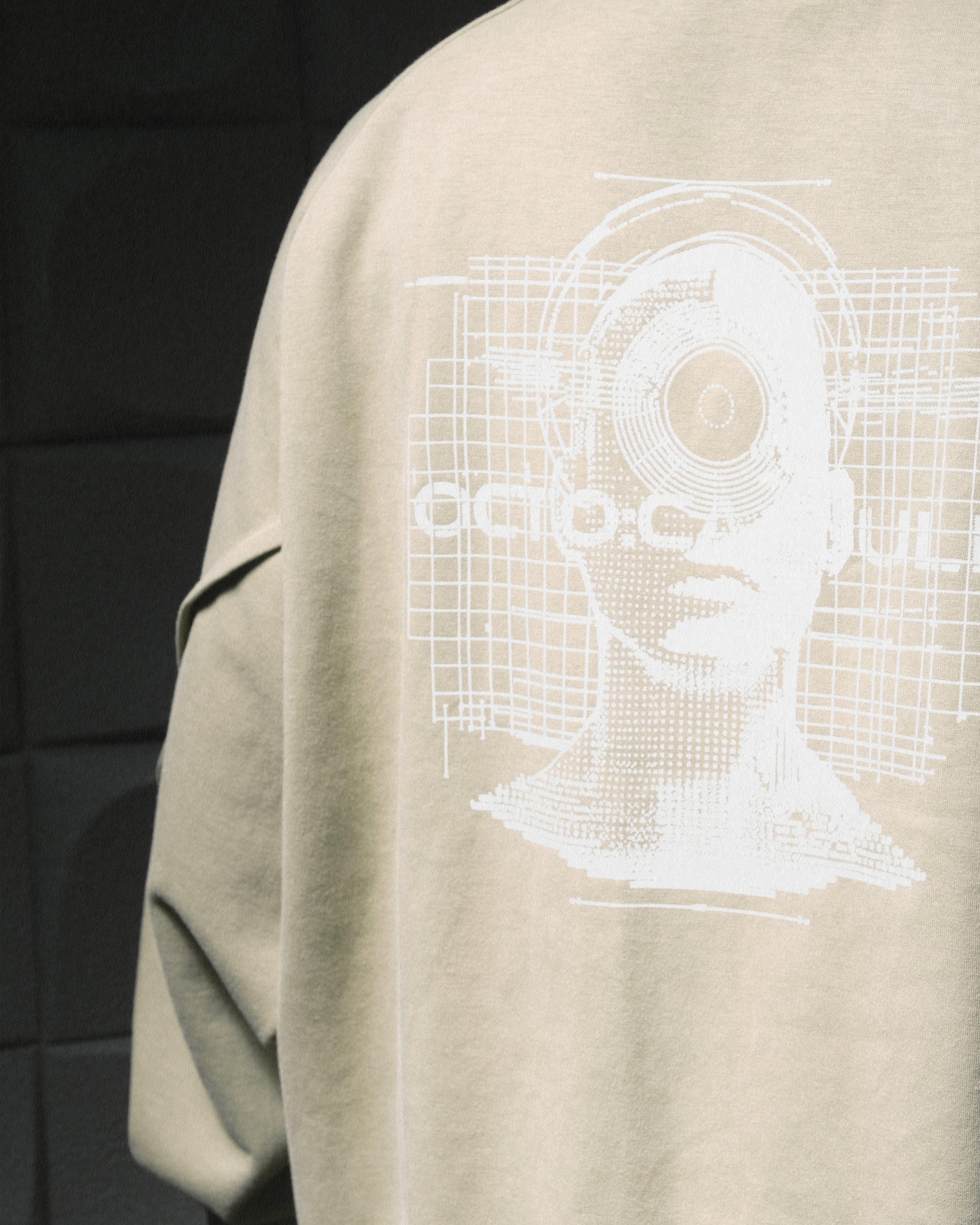 A24-CS-01-H   Futuristic Sweater (Taupe Khaki)