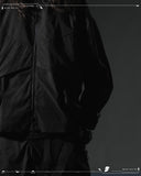 AW23 / 06 —J23-027  Trapezoidal Visor Coach Jacket (Black)