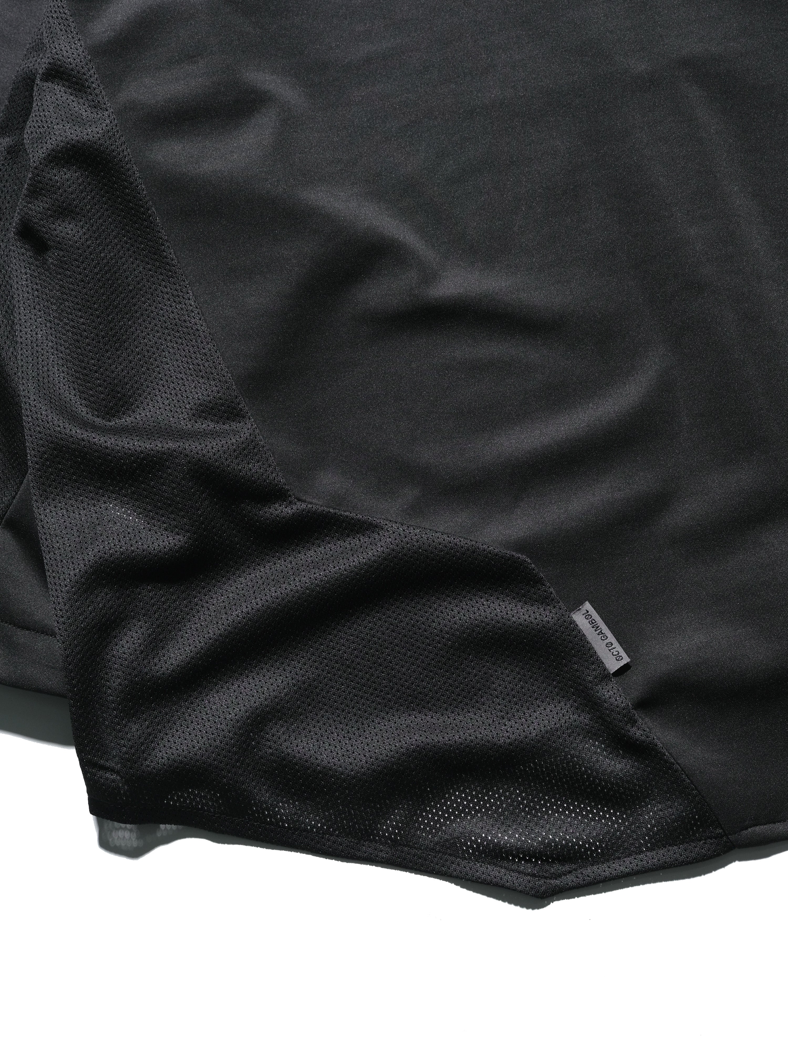 PRE - SEASON —S24 PS-01T-1   Sukkiri Open Chest T-shirt (Black)