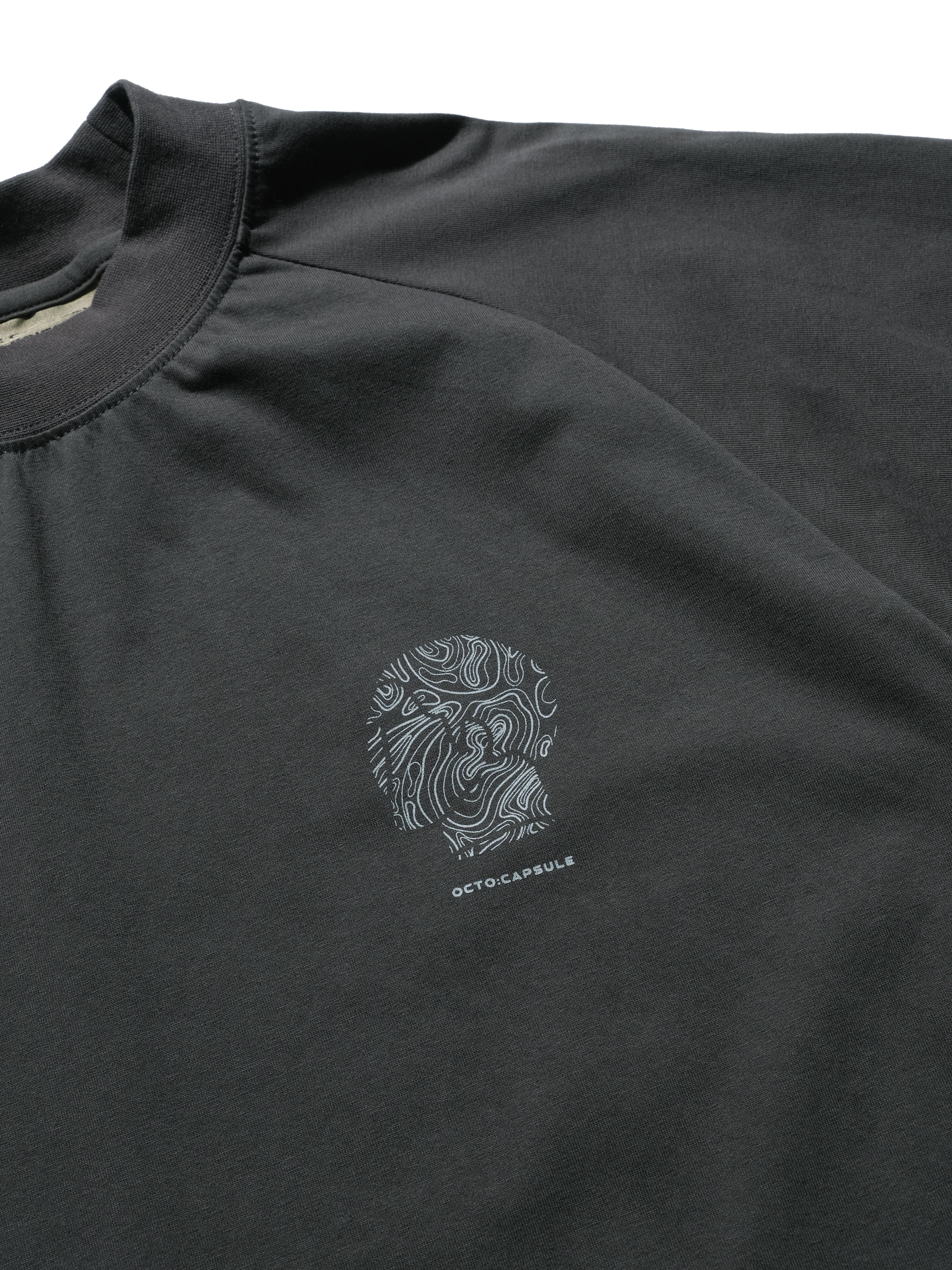 S24  / C-02-T1   ROAM Logo Oversized T-shirt  (Iron Grey)
