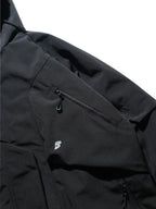 AW23 / 08 —J23-028  Radial Visor Windbreaker (Black)