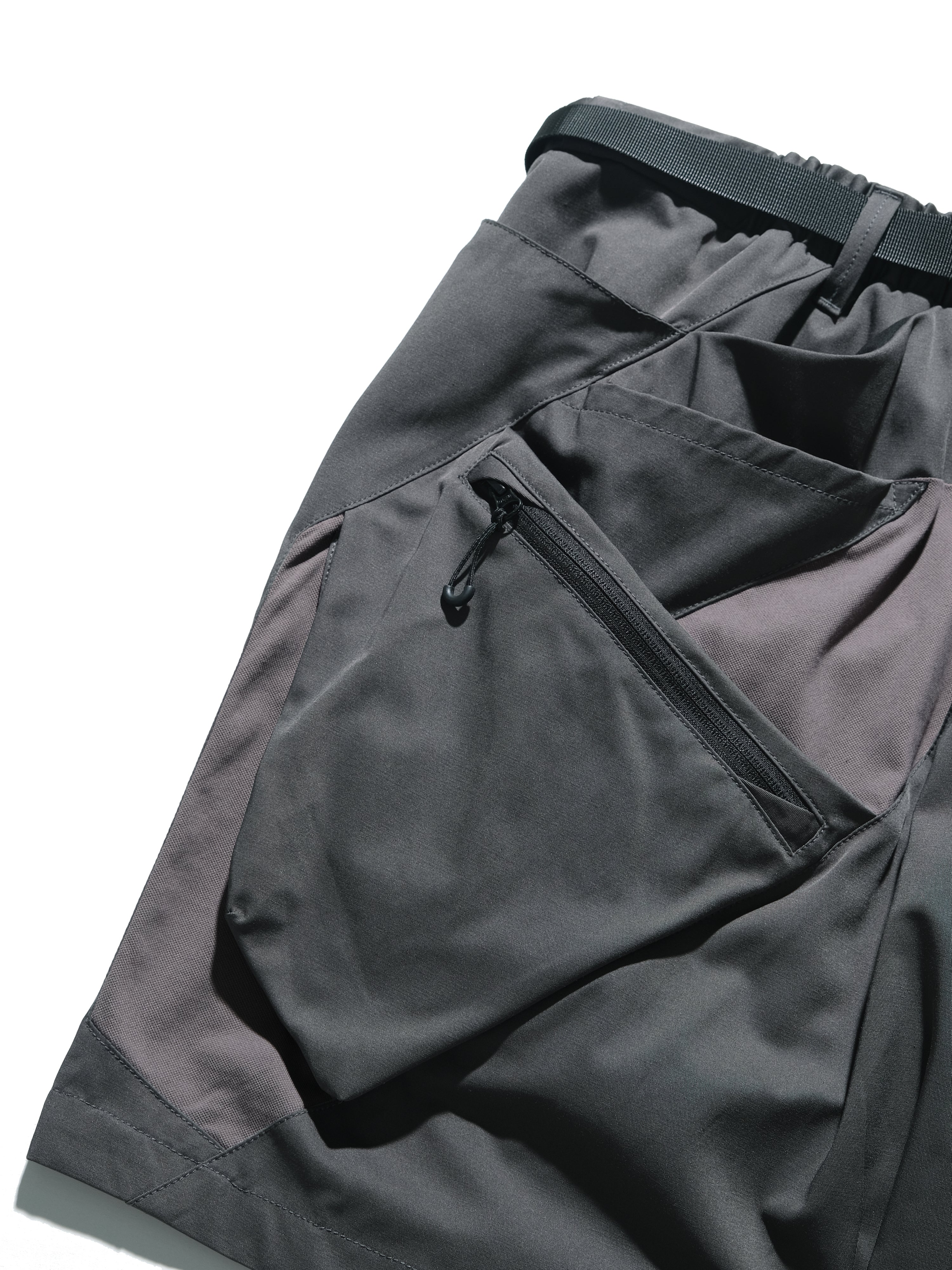 S24 / 07 — S-02  Hollow Tornado Shorts  (Iron Grey)
