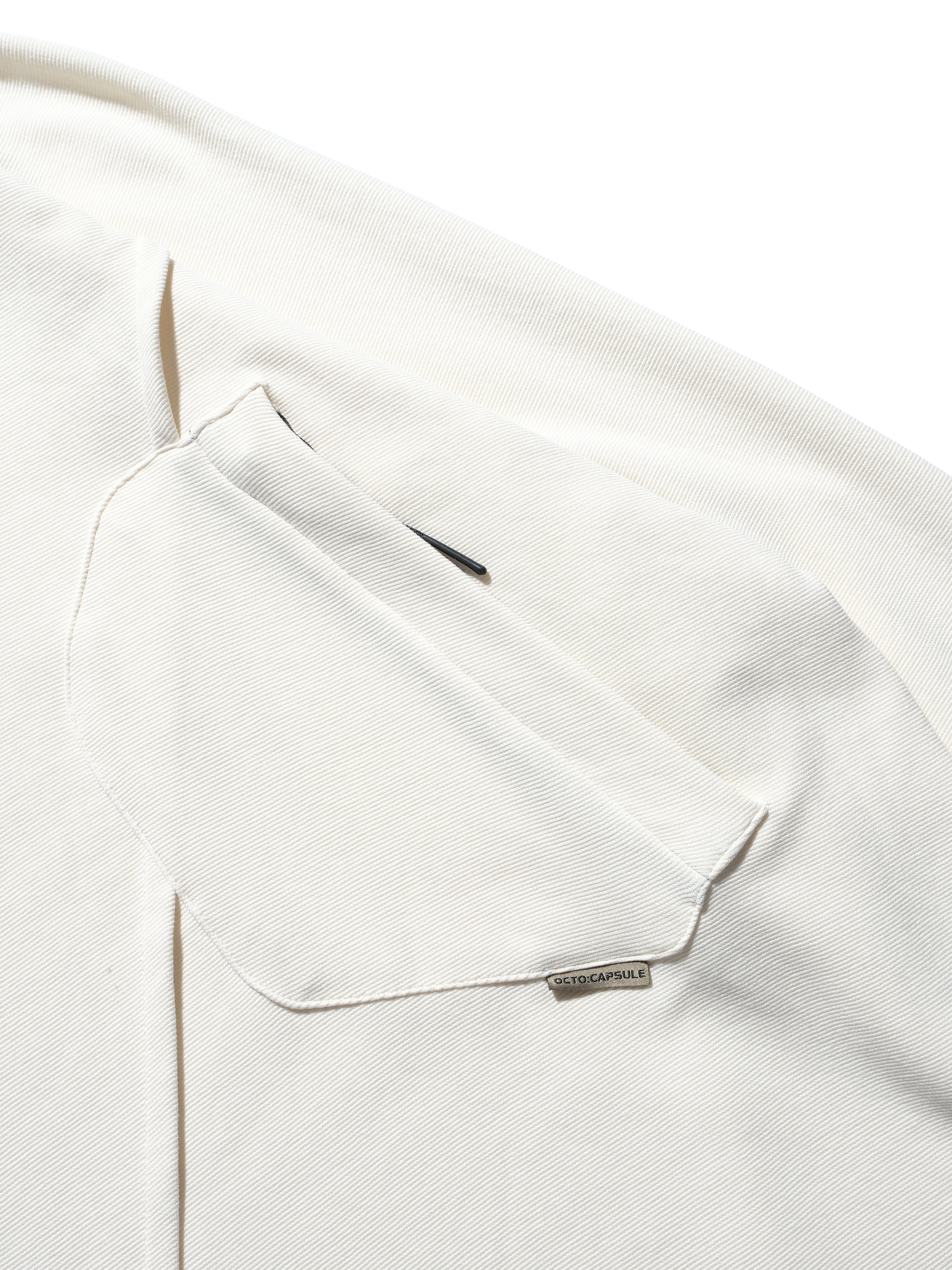 A24-CS-01-T   Futuristic Long Sleeves T-shirt (Ivory White)
