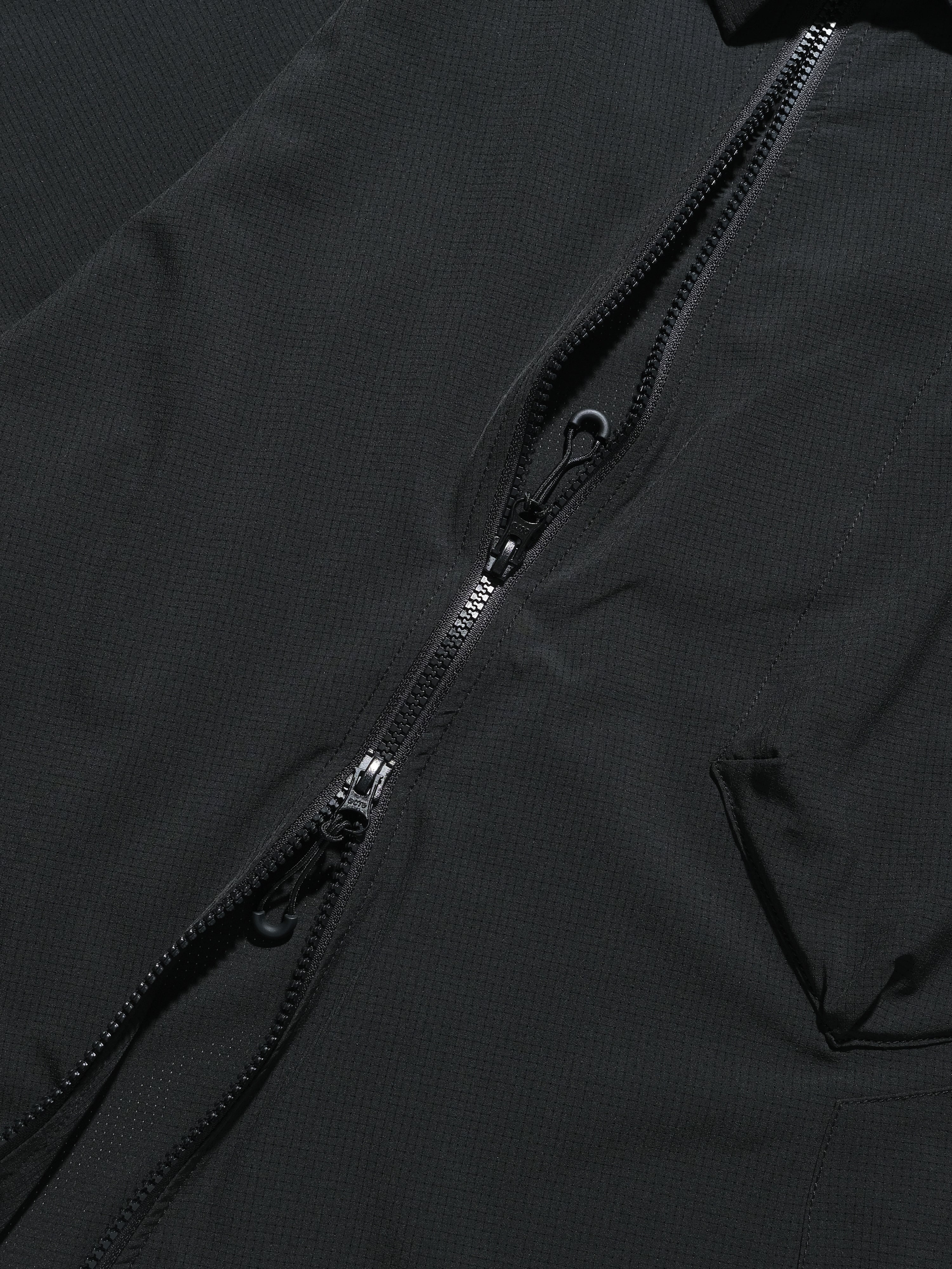 S24  / 14 —  ST-03  Diagonal Sukkiri Shirt  (Black)
