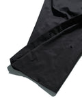 AW23 / 07 —  P23-132  Reverse V-Shape Visor Camber cone Pants  (Black)