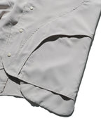 S24  / C-02-ST  ROAM Curved Bowling Shirt  (Stone Khaki)