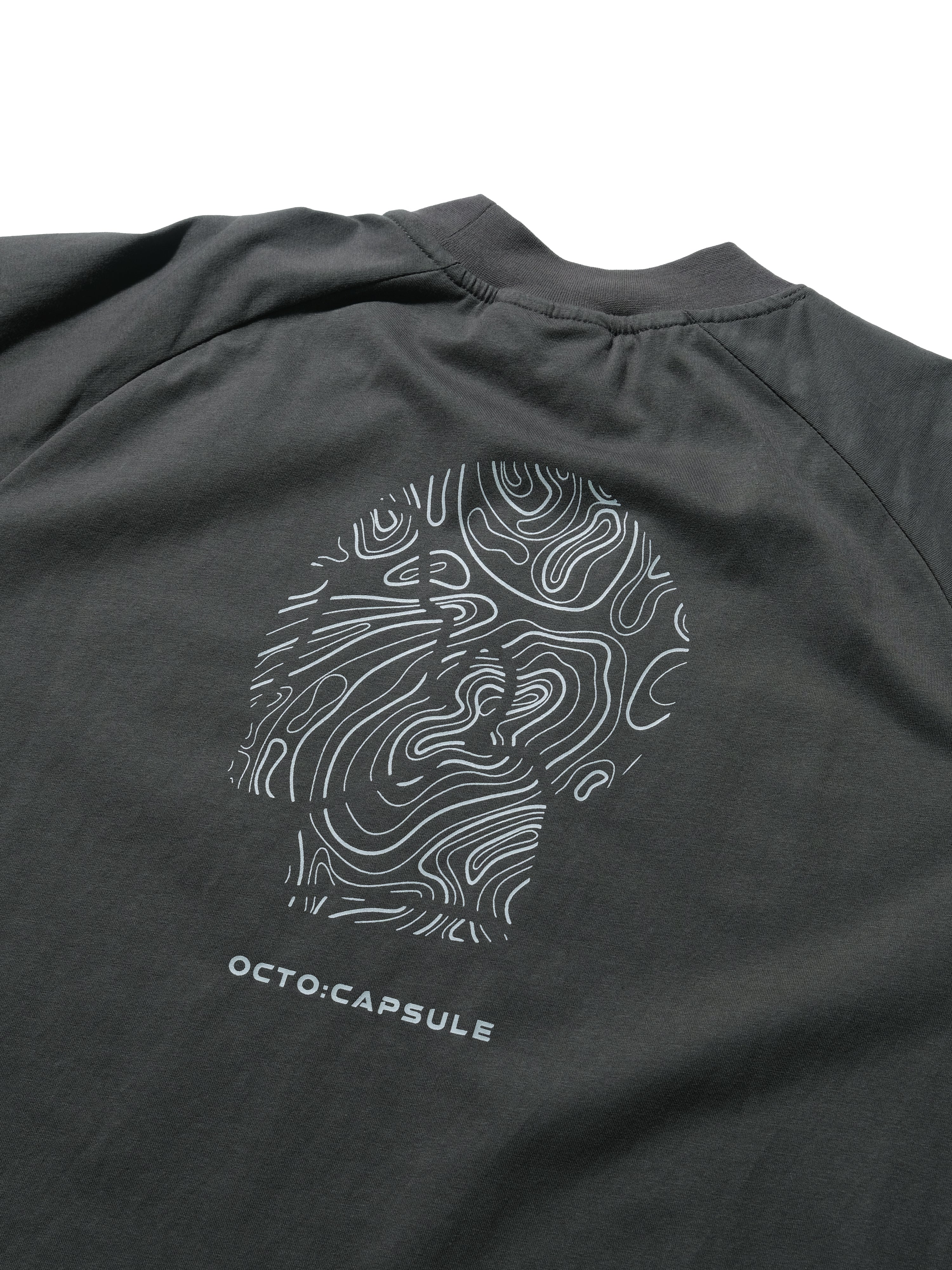 S24  / C-02-T1   ROAM Logo Oversized T-shirt  (Iron Grey)