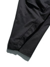 AW23 / 07 —  P23-132  Reverse V-Shape Visor Camber cone Pants  (Black)