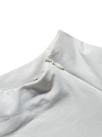 OCTO x SENSE S25-OS-WT1 Zip Cropped Top (Cream)