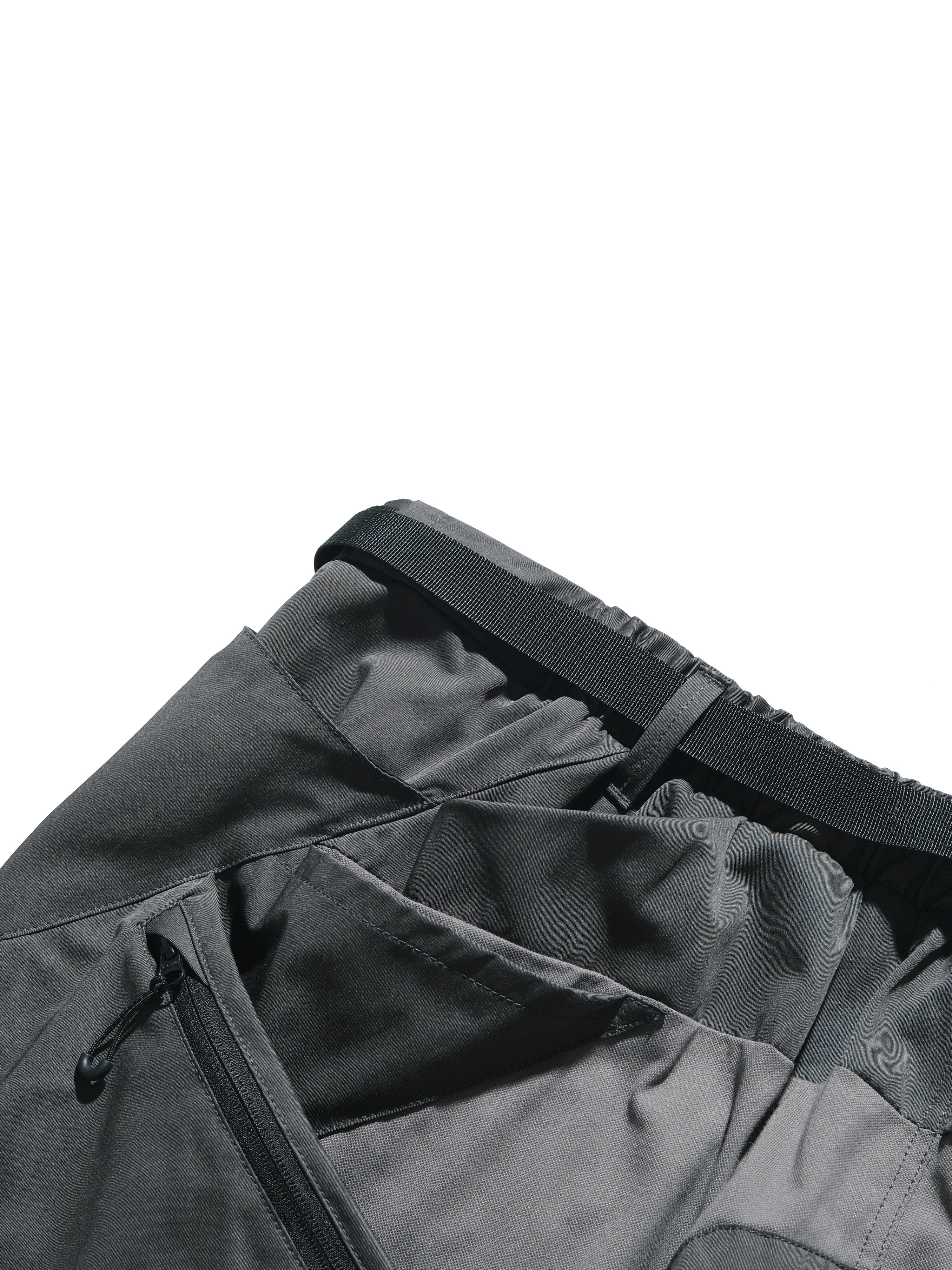 S24 / 07 — S-02  Hollow Tornado Shorts  (Iron Grey)