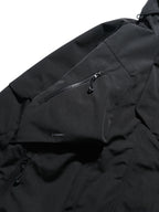 AW23 / 08 —J23-028  Radial Visor Windbreaker (Black)