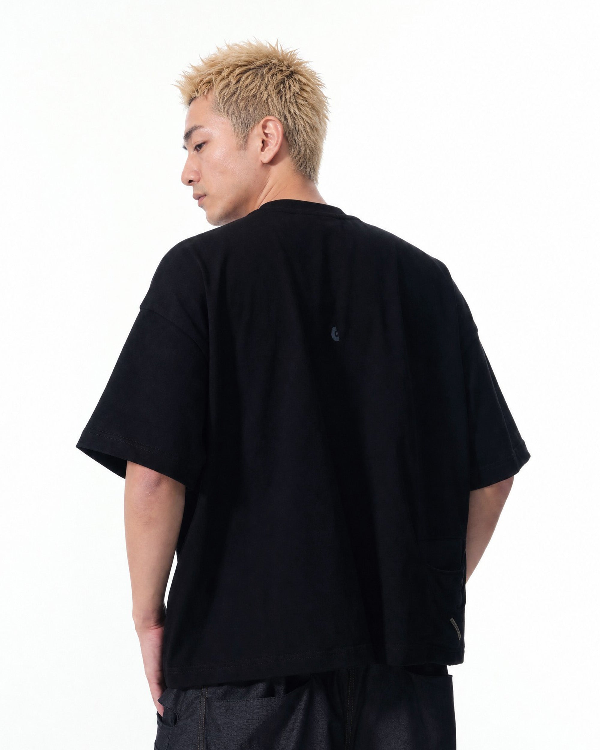 S26-C2-T / Offset Void Tee (Black)