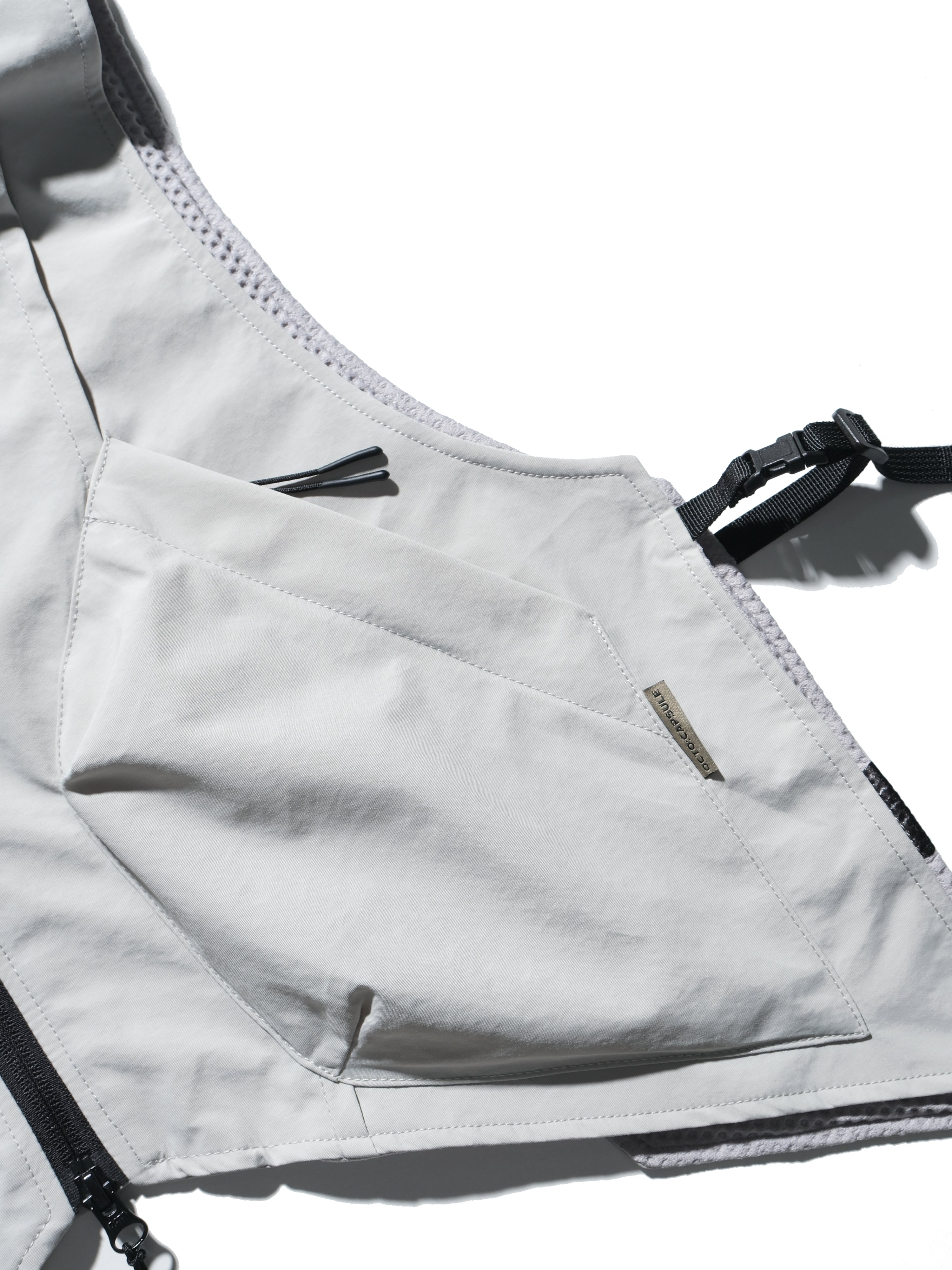 A24-CS-01-O    Futuristic Vest (Bright Grey)