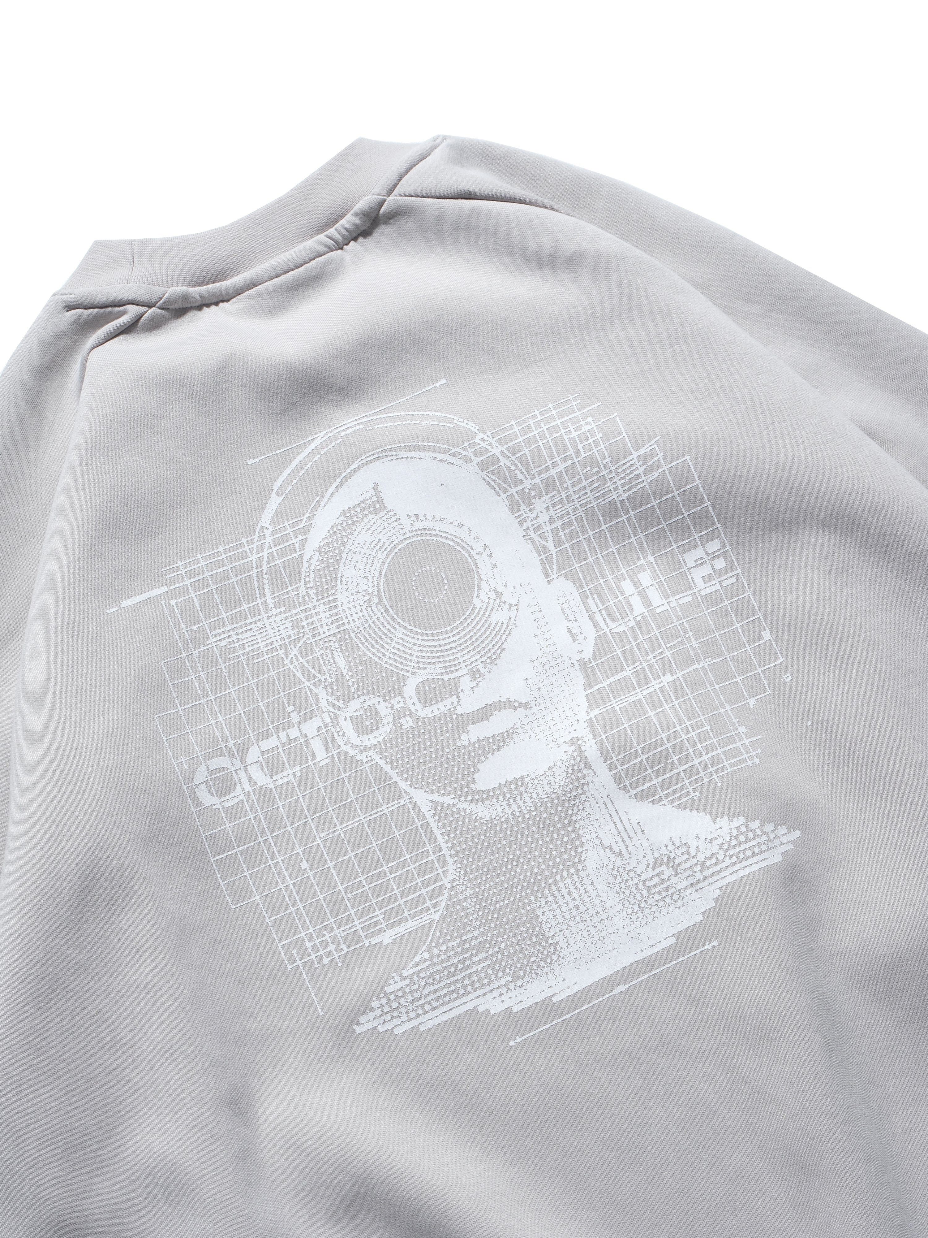A24-CS-01-H    Futuristic Sweater (Bright Grey)