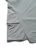 S24  / 03 —  T-01  Irregular Polygon Visor T-shirt  (Seal Grey)