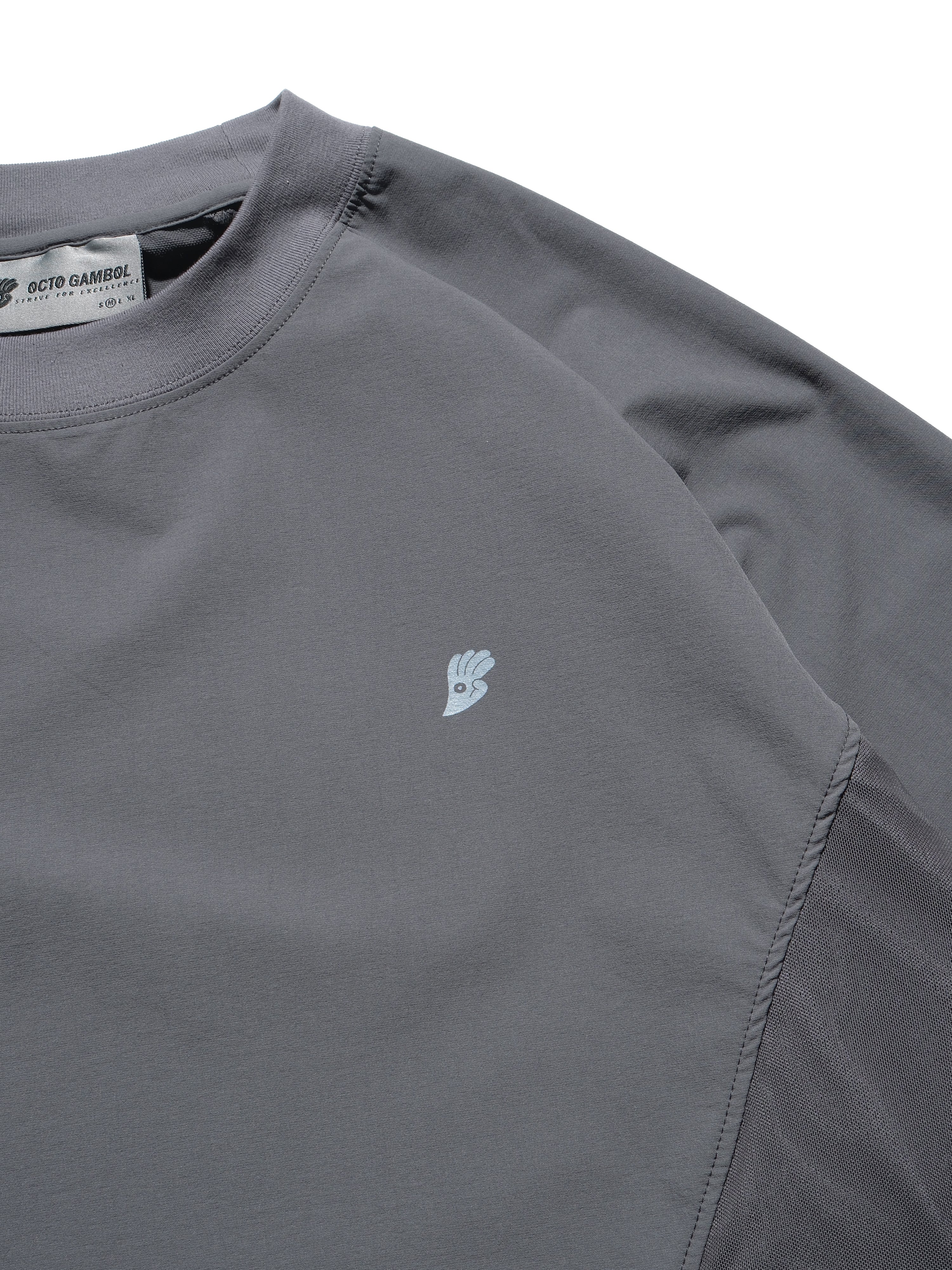 PRE-A24-PS-T1  Hierarchical Tornado Long Sleeves T-shirt (Shadow Grey)