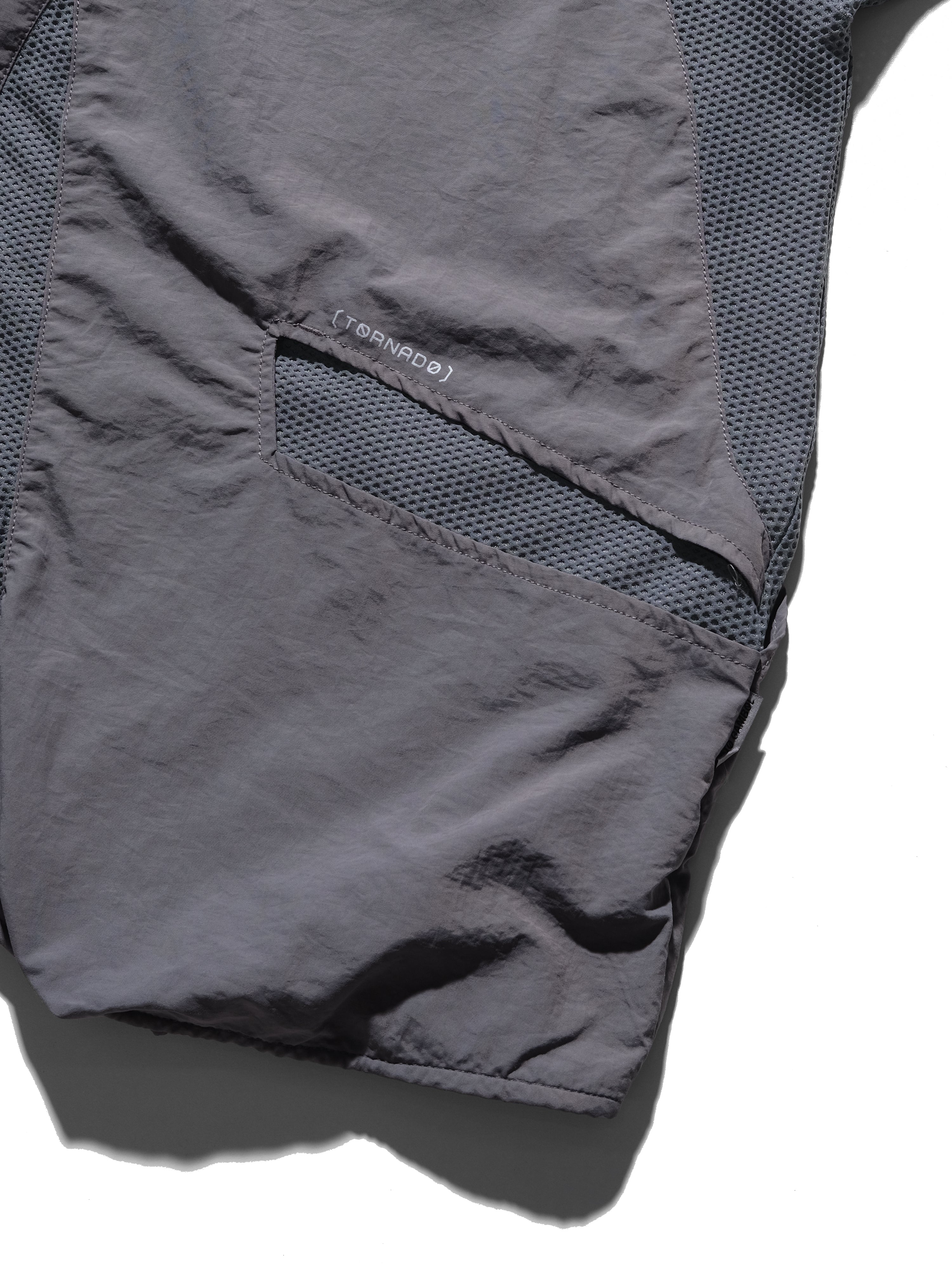 S24  / 08 —  O-02  Double Splicing Tornado Kimono (Steel Grey)