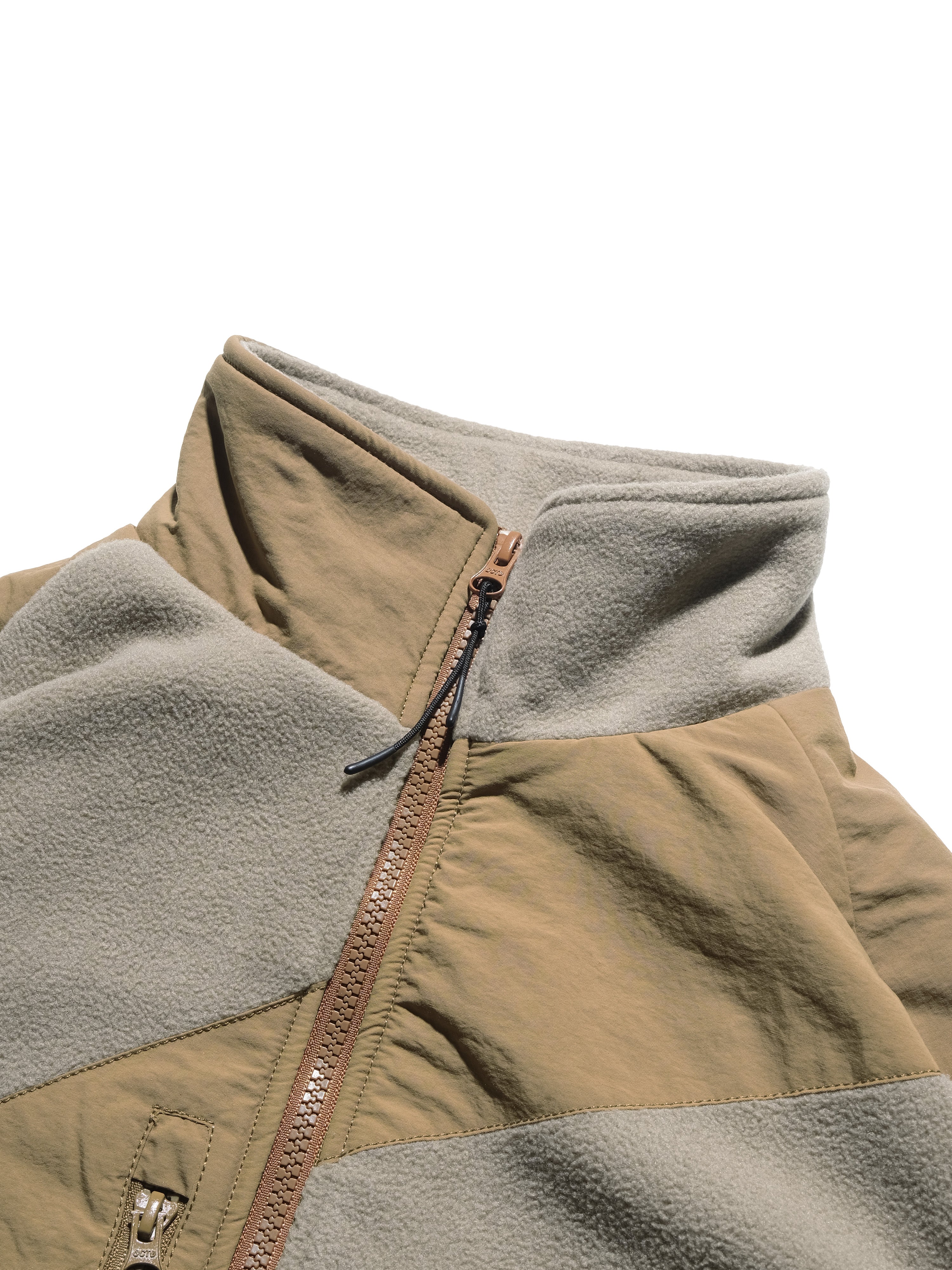 Capsule 02 / CSJ-006 Discrete Fleece Jacket  (Sand)