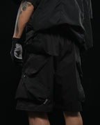 SS23 / 14 —  S23-070 Penetrate Pocket Shorts  (Black)