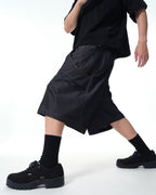 S26-C2-S / Offset Void Shorts (N-Black)