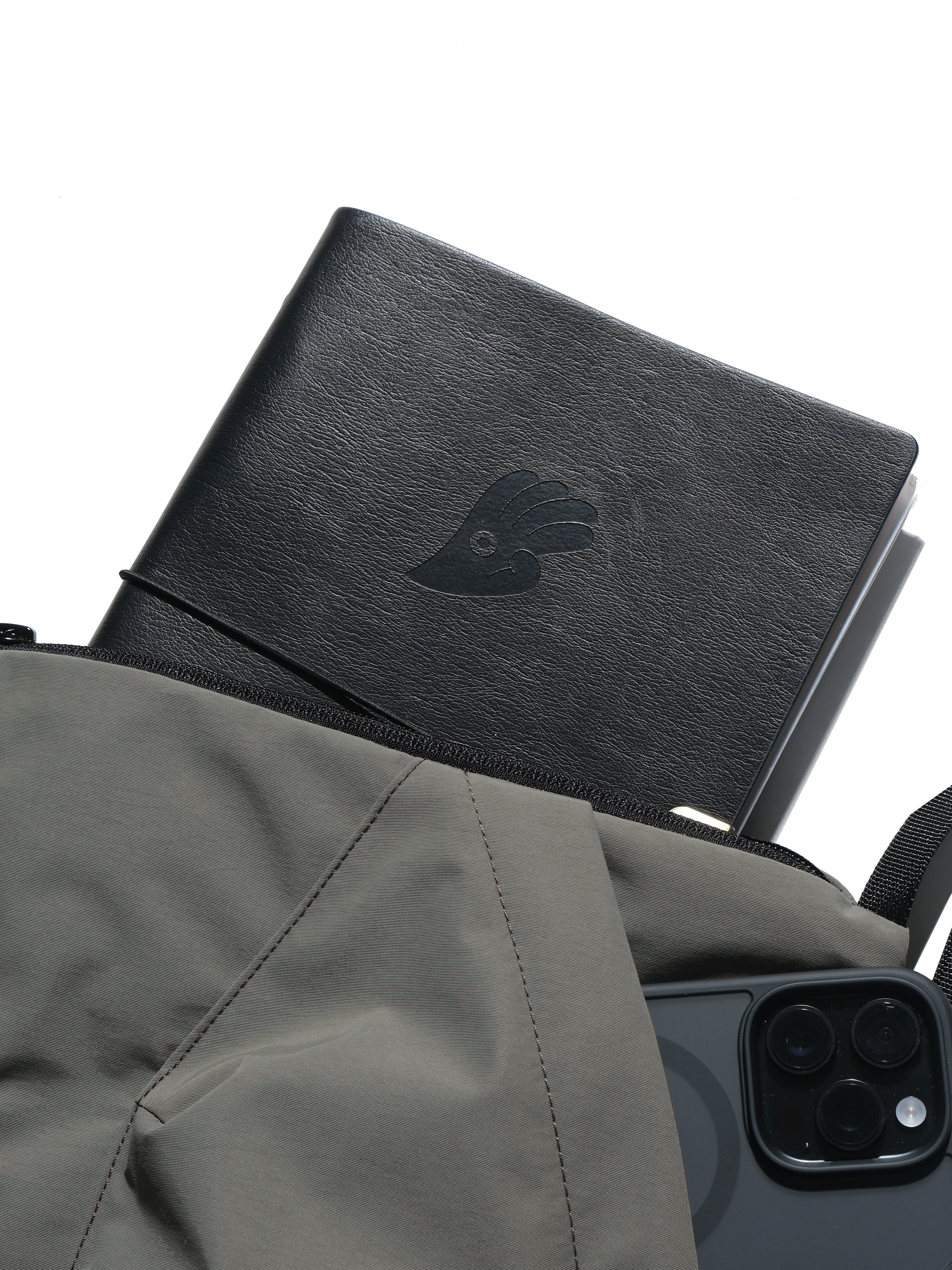 A24-CS-01-B  Futuristic Crossbody Bag (Seal Green)