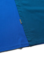S24  / C-04-T   Dual Stitching Oversized T-shirt  (Aegean Blue)