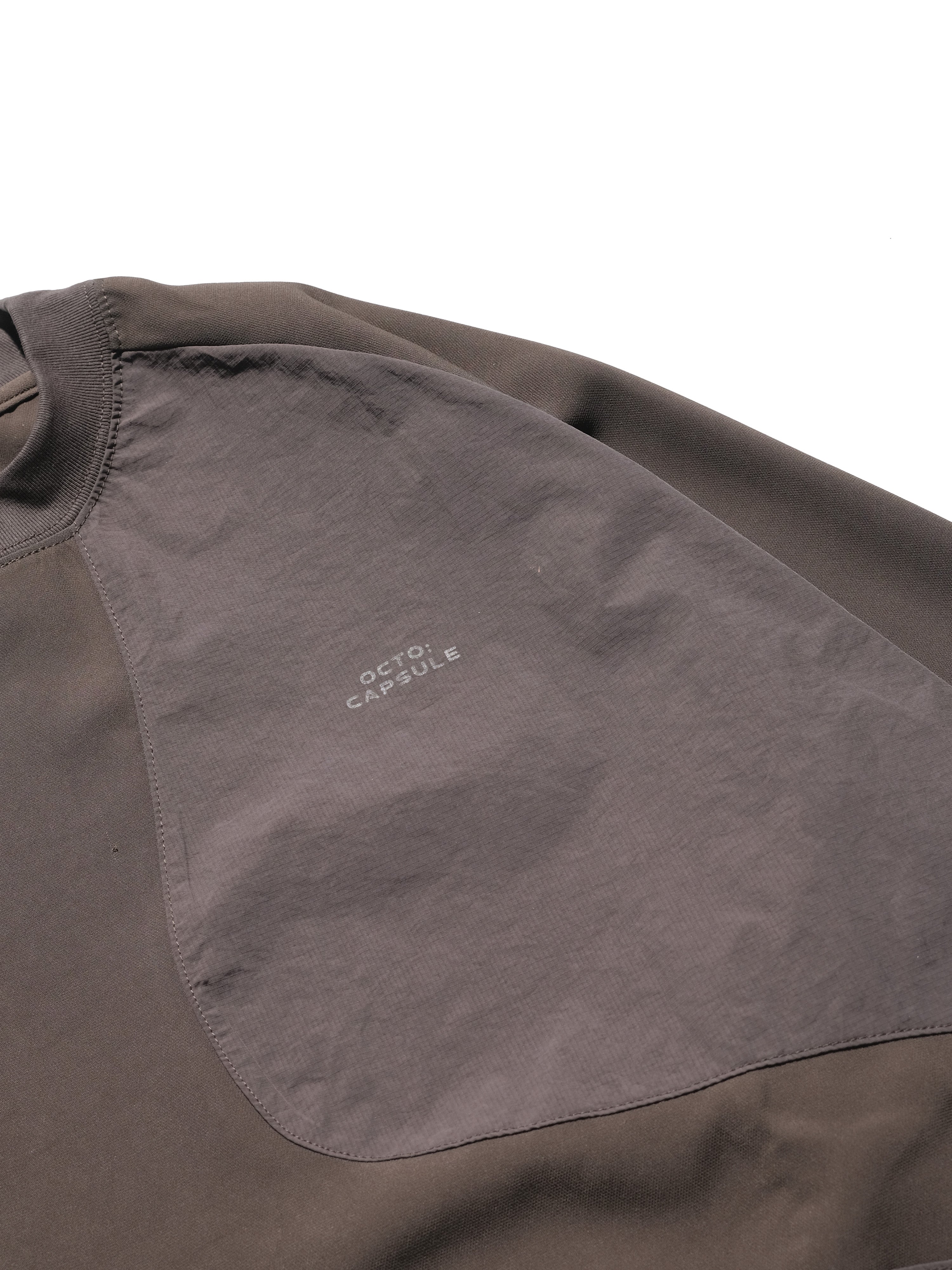 Capsule 03 / CST-124 Psammite Nylon Long Sleeve T-shirt  (Brown)