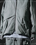 AW23 / 06 —J23-027  Trapezoidal Visor Coach Jacket (Sage Green)