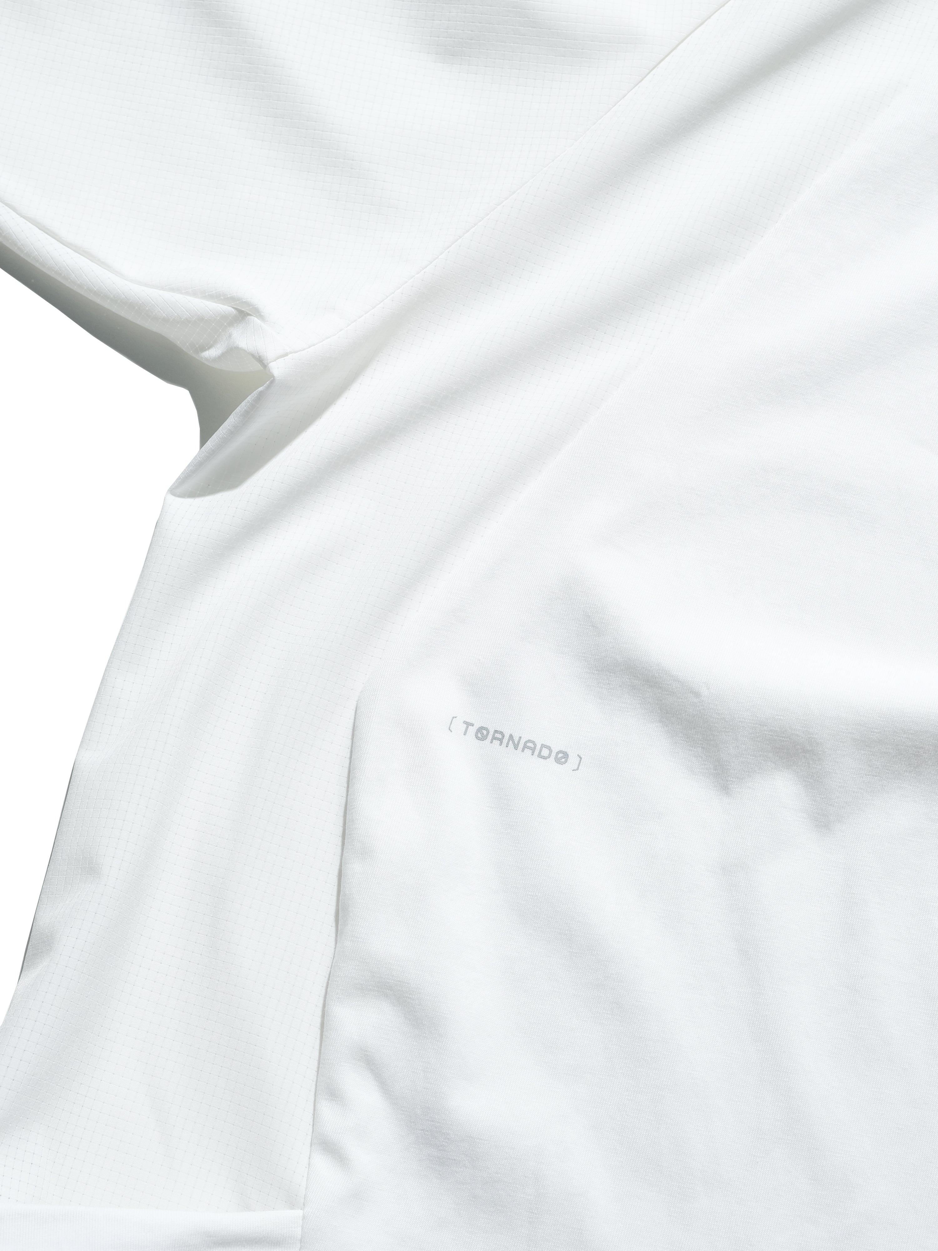 S24  / 06 —  T-02  Double Splicing Tornado T-shirt  (White)