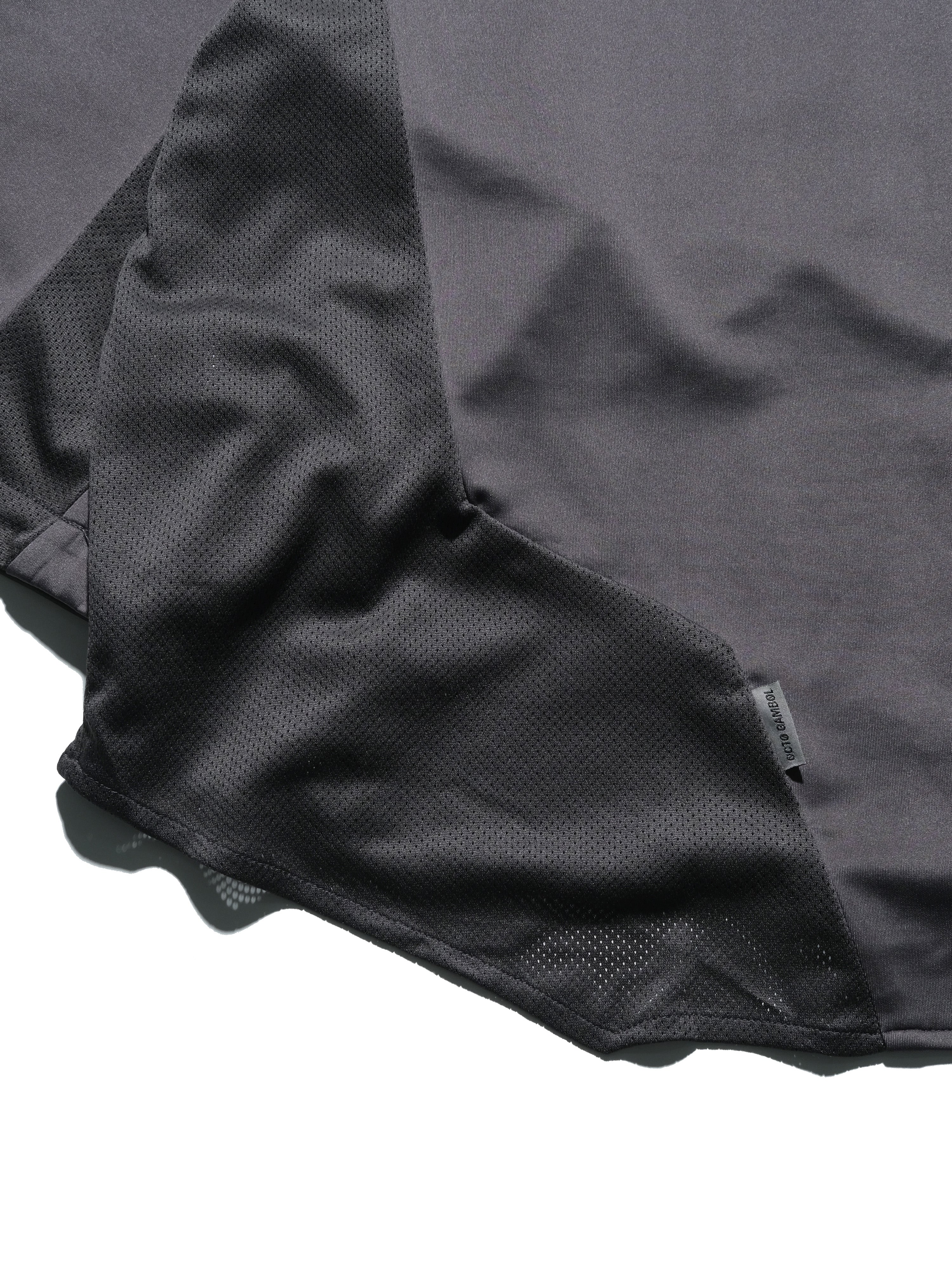 PRE - SEASON —S24 PS-01T-1   Sukkiri Open Chest T-shirt (Shadow Grey)