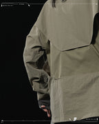 AW23 / 01 — T23-073  Trapezoidal Stereo Visor Shirt (Sand)