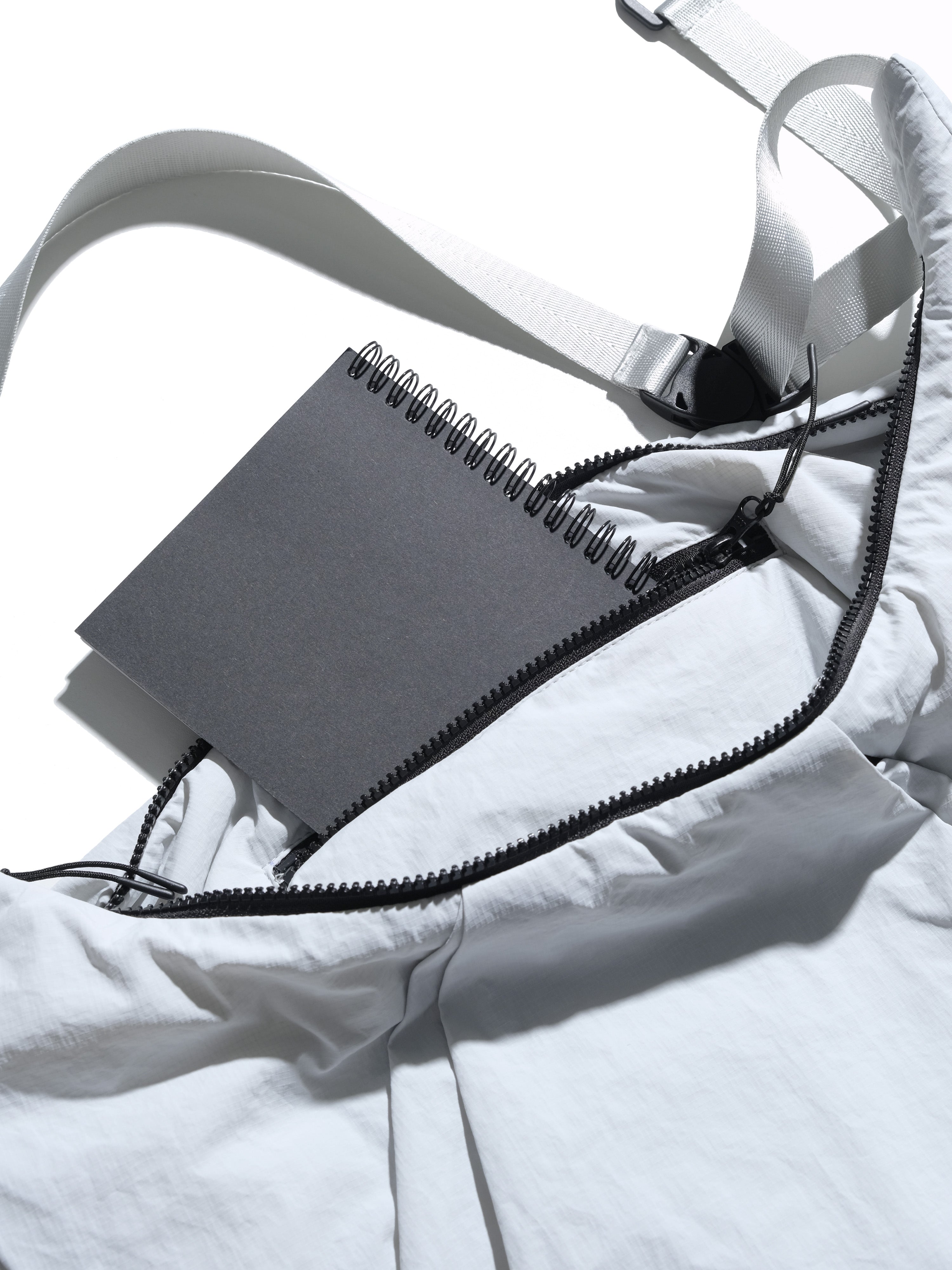 S24 / C-01B  TYPE OF SCALE Crossbody Bag (Bright Grey)