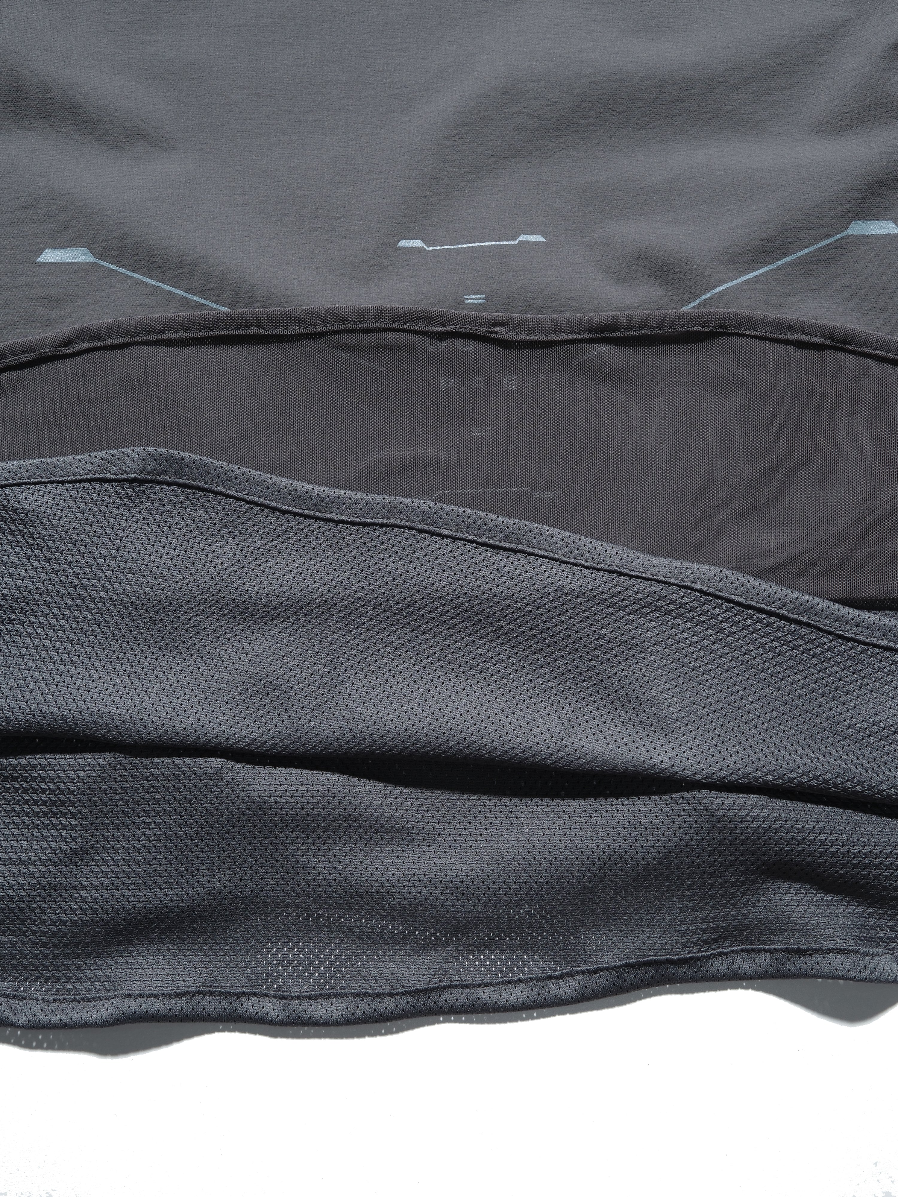 PRE-A24-PS-T1  Hierarchical Tornado Long Sleeves T-shirt (Shadow Grey)