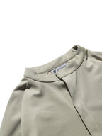 PRE - SEASON —S24 PS-01T-1   Sukkiri Open Chest T-shirt (Taupe Khaki)