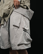 SS23 / 14 —  S23-070 Penetrate Pocket Shorts  (Khaki Grey)