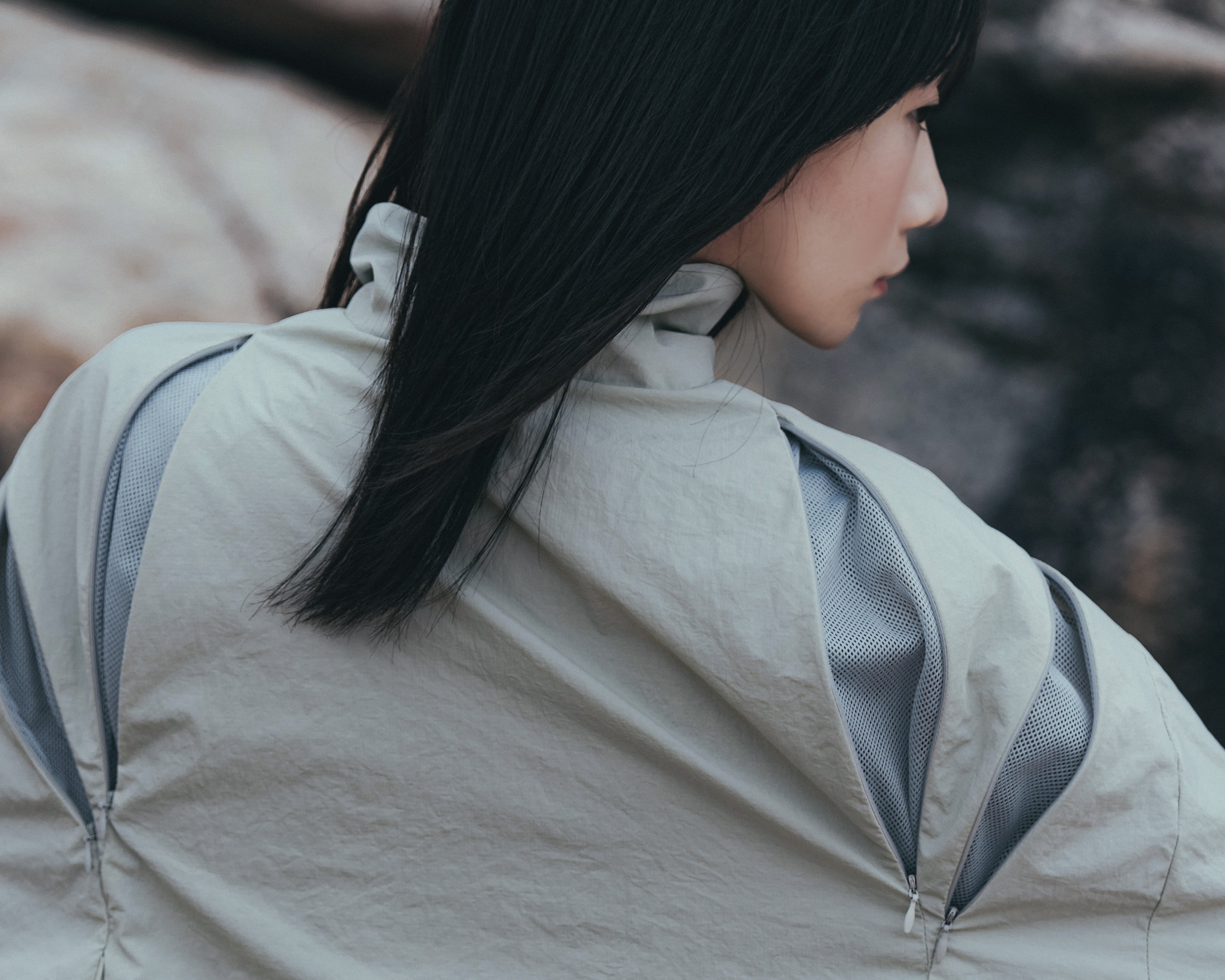 OCTO x SENSE S25-OS-WJ Fissure Technical Jacket (Ivory)