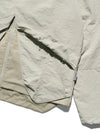 AW23 / 01 — T23-073  Trapezoidal Stereo Visor Shirt (Sand)